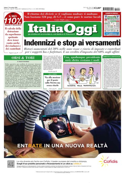 Italia oggi : quotidiano di economia finanza e politica